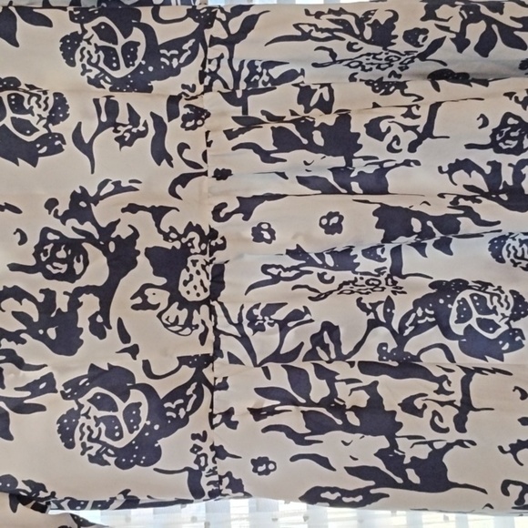 Hekka, Blue & White V-Neck Short Sleeve with Side Zipper Dress, Size: XL - Picture 7 of 8